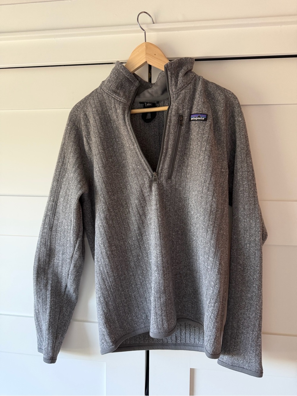 Patagonia Men's Gray Half-Zip Better Sweater